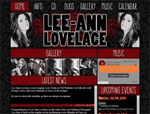 Tablet Screenshot of lalovelace.com